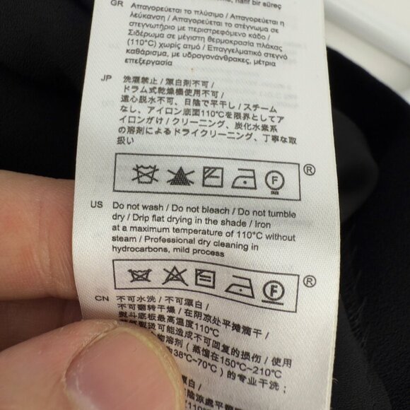 CLAUDIE PIERLOT Fitted Lace LBD Coktail Office Openback Black Minj Dress sz 38 - Picture 13 of 13